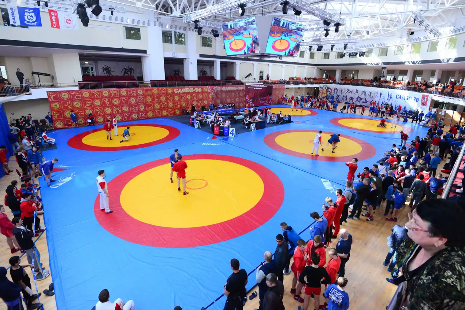 Спортивный зал в спортшколе «Самбо-70». Источник: sambo70.mossport.ru