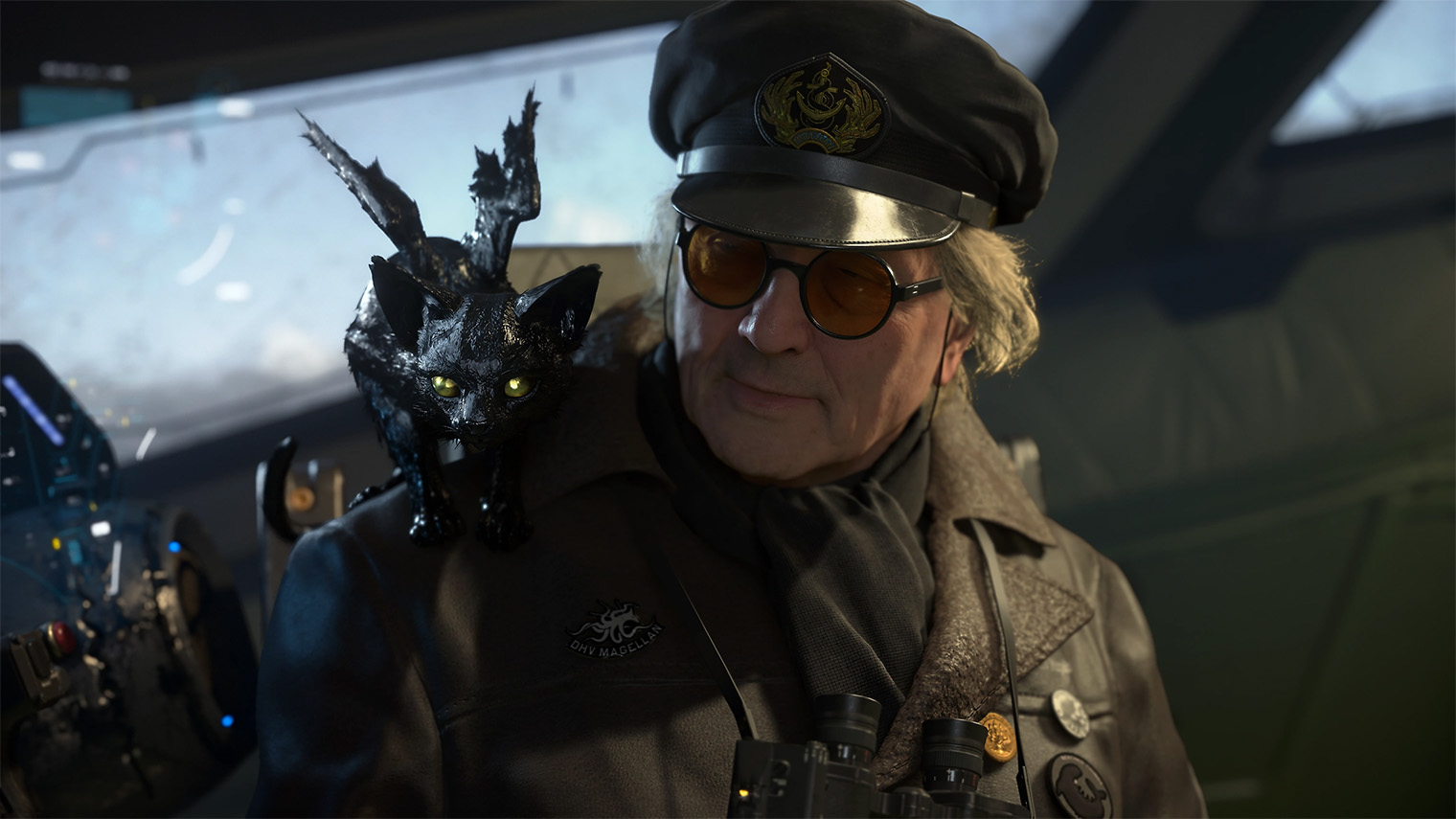 Одним из компаньонов главного героя будет капитан с внешностью режиссера Джорджа Миллера. Кадр: Sony Interactive Entertainment