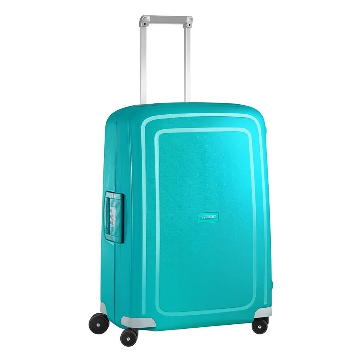 Этот чемодан Samsonite закрывается на защелки. © ozon.ru
