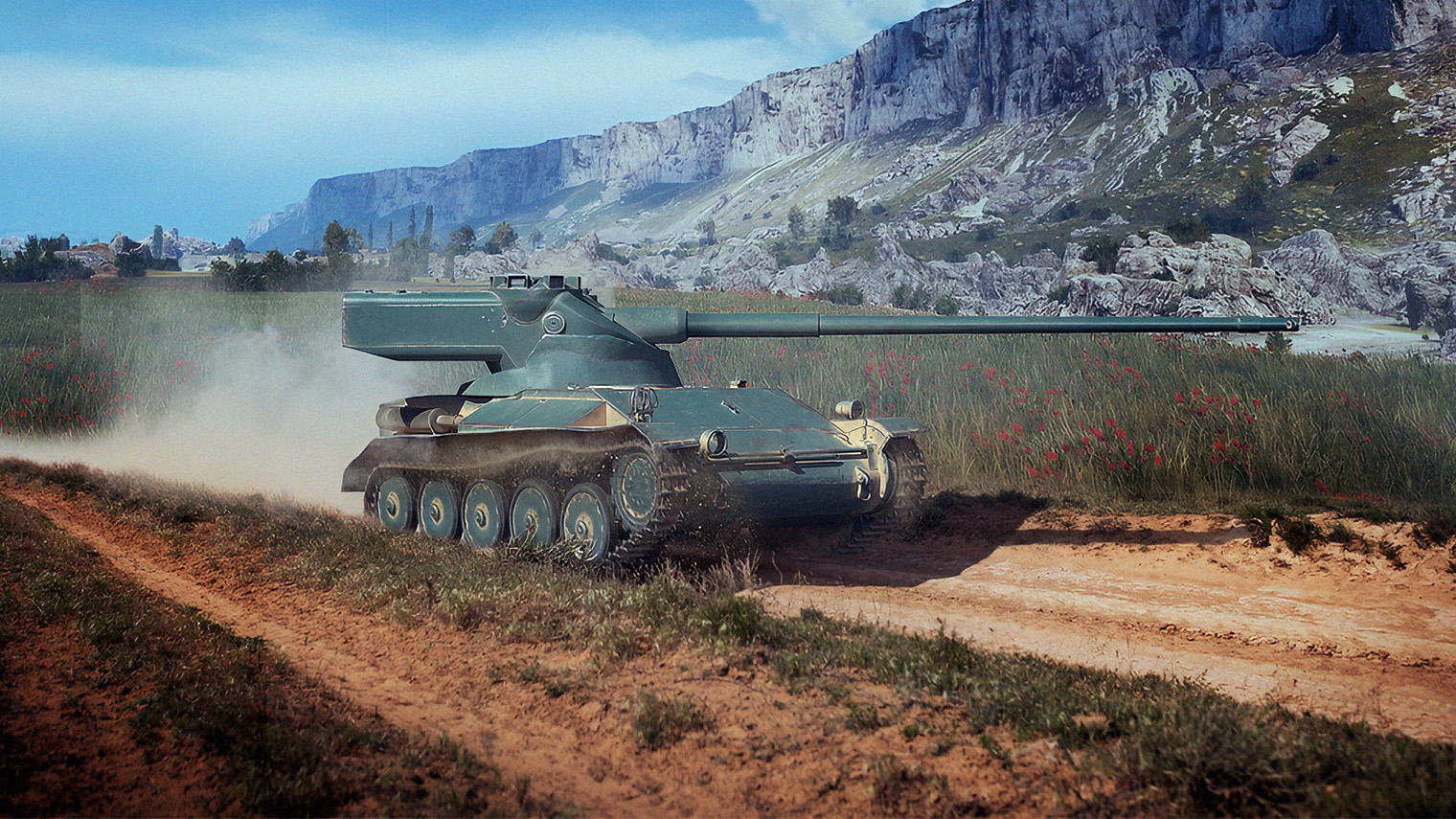 AMX 13 57 специально сделали очень низким, чтобы в него было труднее попасть
