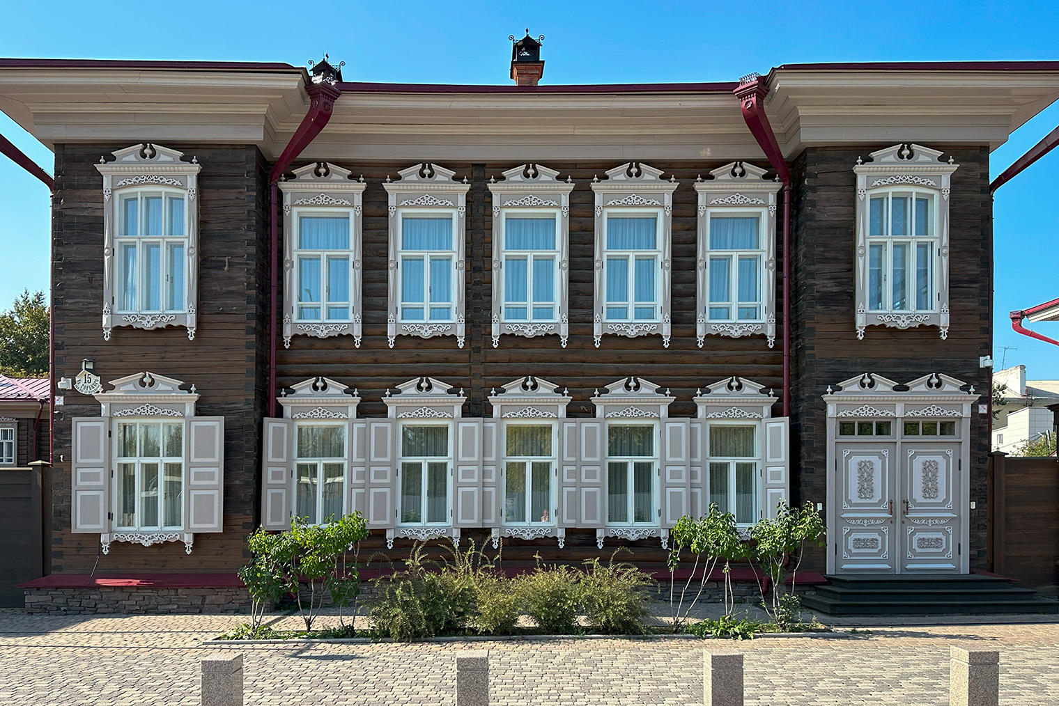 Восстановленный дом в Красноярске