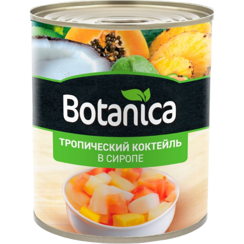 Тропический коктейль в сиропе Botanica