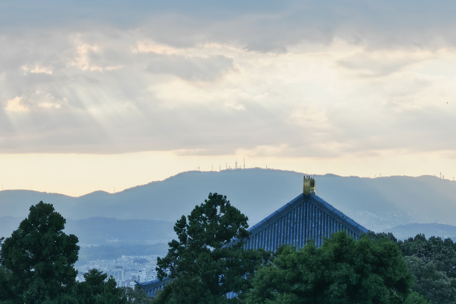 Вид с крыши Нигацу-до