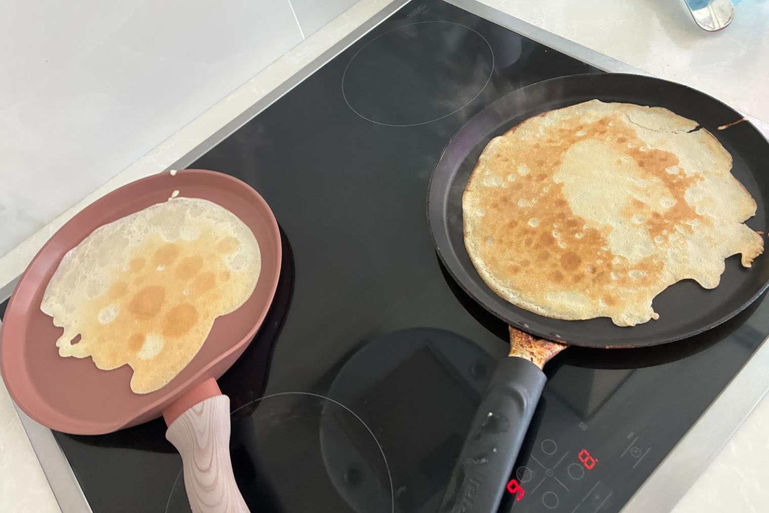Любимые блинчики детей готовлю на новой сковородке