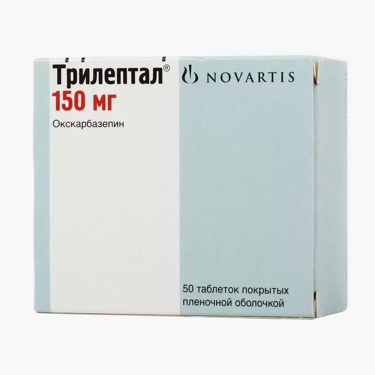 Цена за упаковку с 50 таблетками окскарбазепина по 150 мг начинается от 285 ₽. Источник: asna.ru