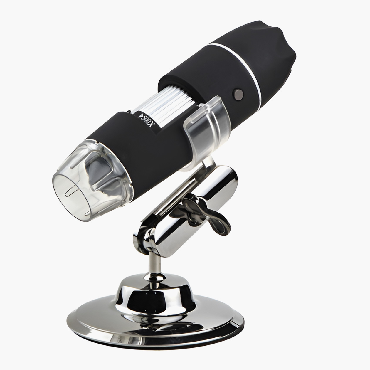 Электронный микроскоп с регулируемой подсветкой и ручным фокусом. Приближает от 50 до 1000. Есть режим съемки. Можно использовать на весу или установить на штатив. Цена: 819 ₽