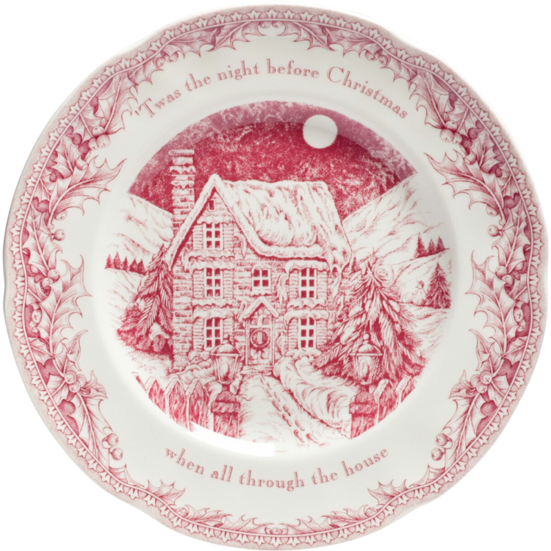 Новогодняя тарелка