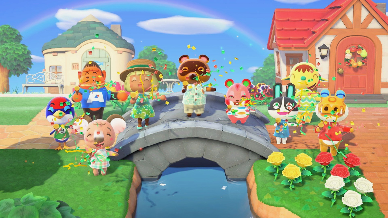 Animal Crossing: New Horizons вышла в один день с брутальным шутером про отстрел демонов Doom Eternal. Синхронный релиз стал поводом для многочисленных мемов и целой фанатской песни. Кадр: Nintendo