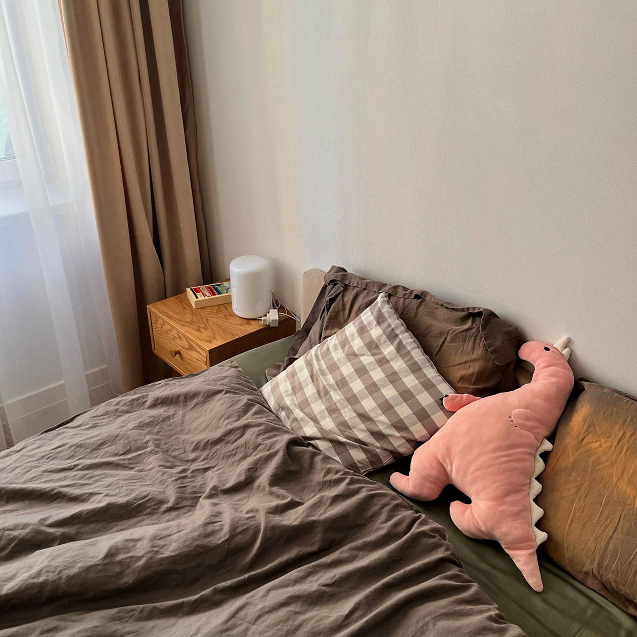 Захотела еще поспать, но, к сожалению, не удалось