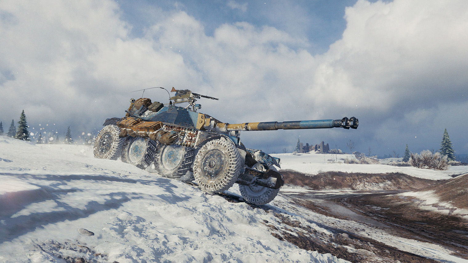 Panhard EBR 105 — экспериментальный проект: серийно машина не выпускалась и на вооружении не состояла