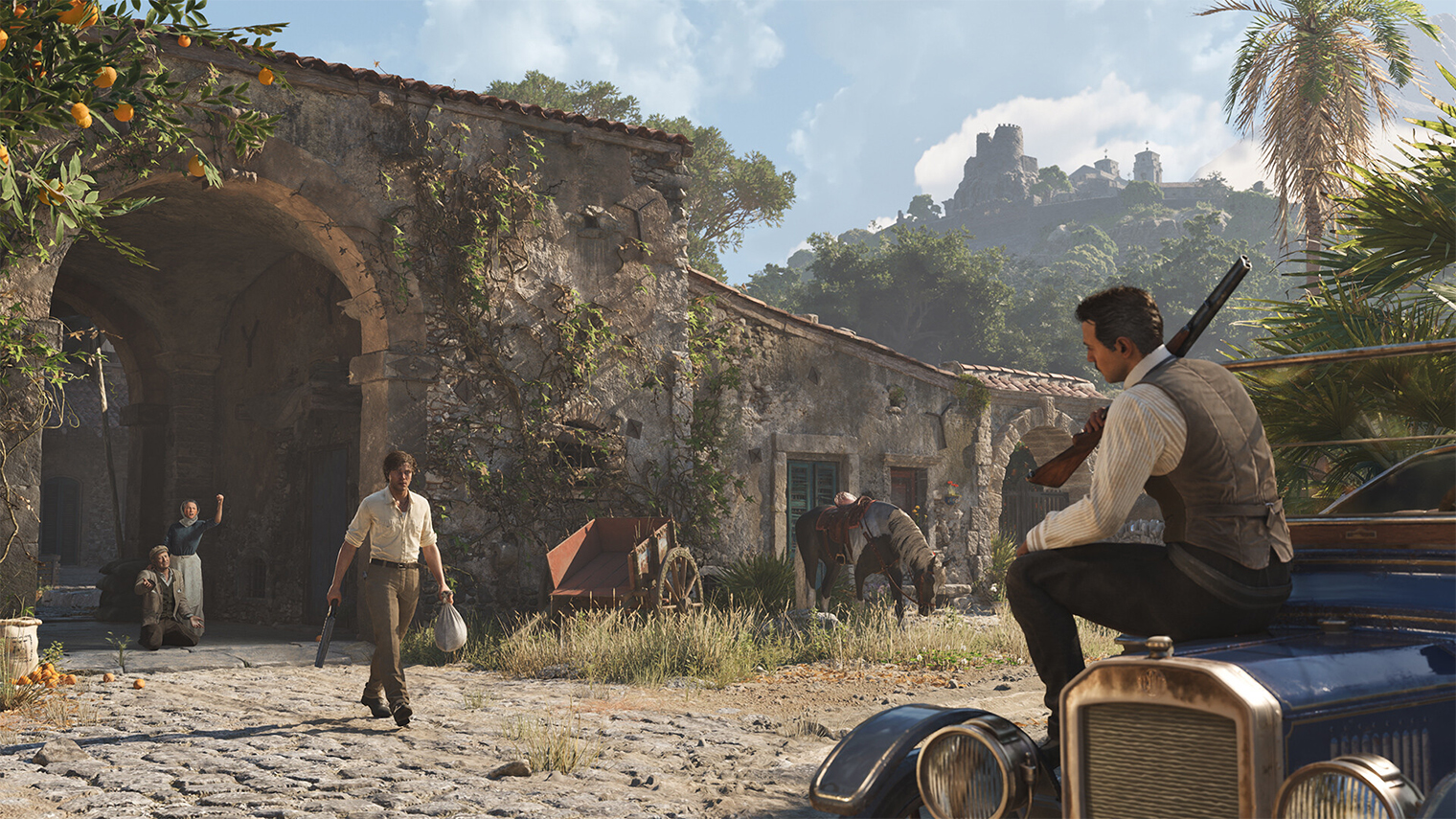 Mafia: The Old Country работает на Unreal Engine 5, в то время как третья часть базировалась на проприетарном Fusion Engine. Кадр: 2K