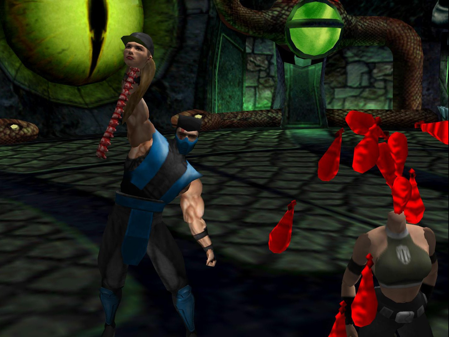 Уже на момент выхода игра выглядела устаревшей. И использование в качестве текстур реальных фотографий ситуацию не спасало. Кадр: Midway Games