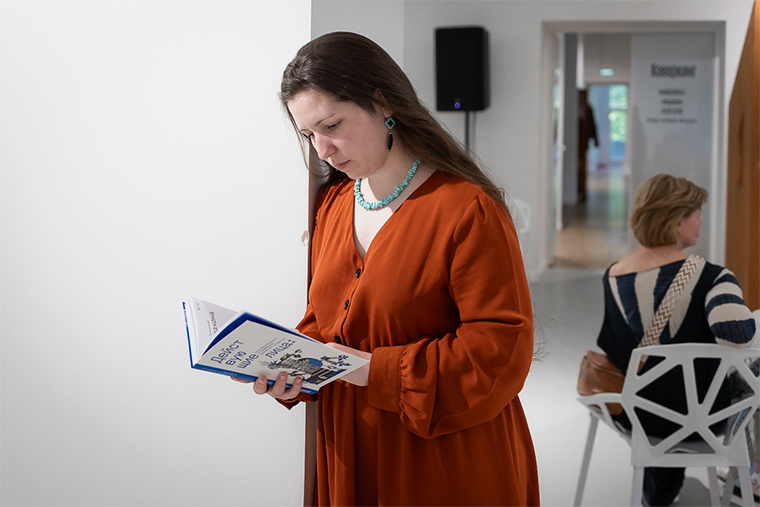 Я на презентации альманаха «Действующие лица». © Мария Муравьева / АСИ