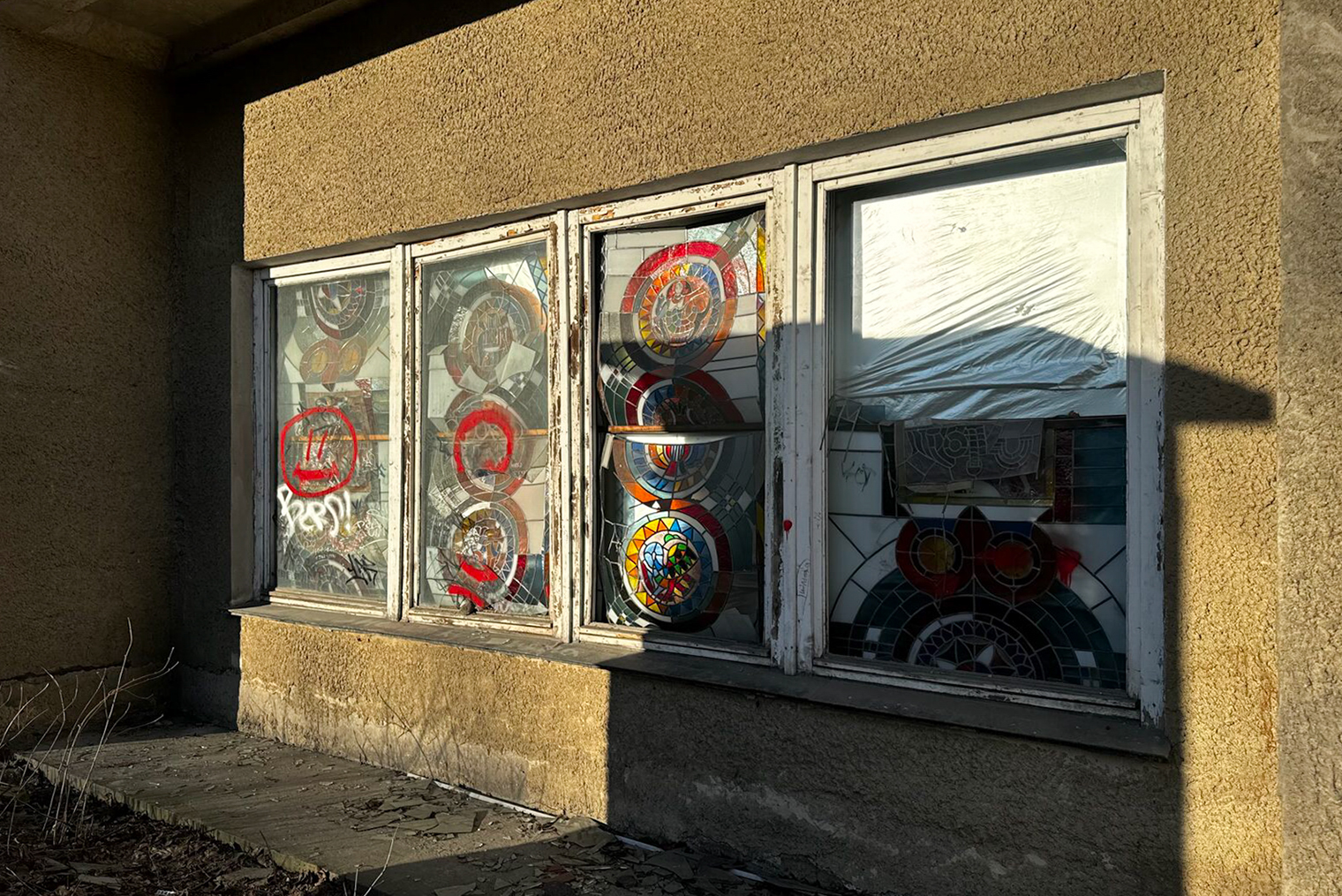 Советские витражи в Сортавале