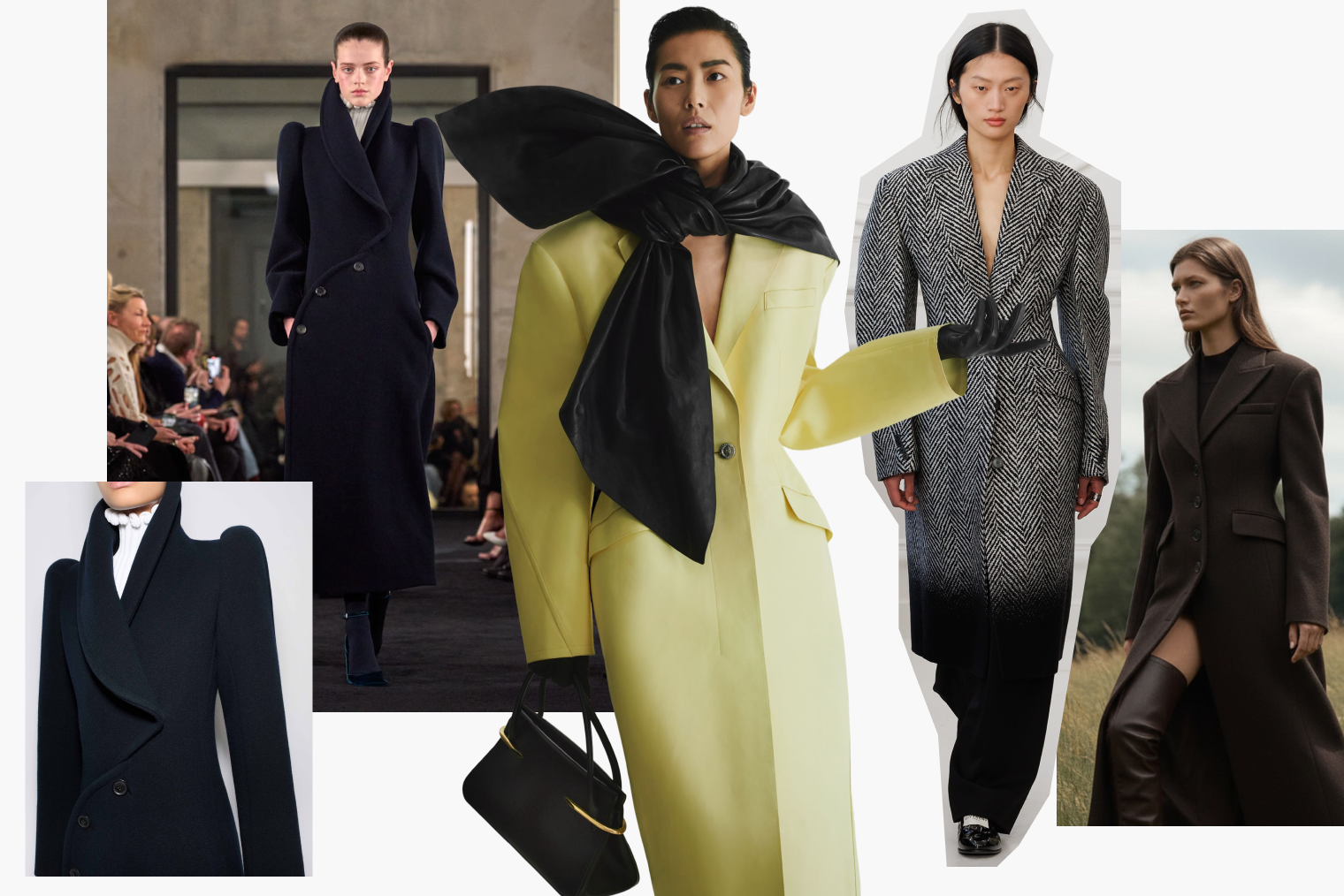 Фотографии в коллаже: Alaïa, Givenchy, Toptop