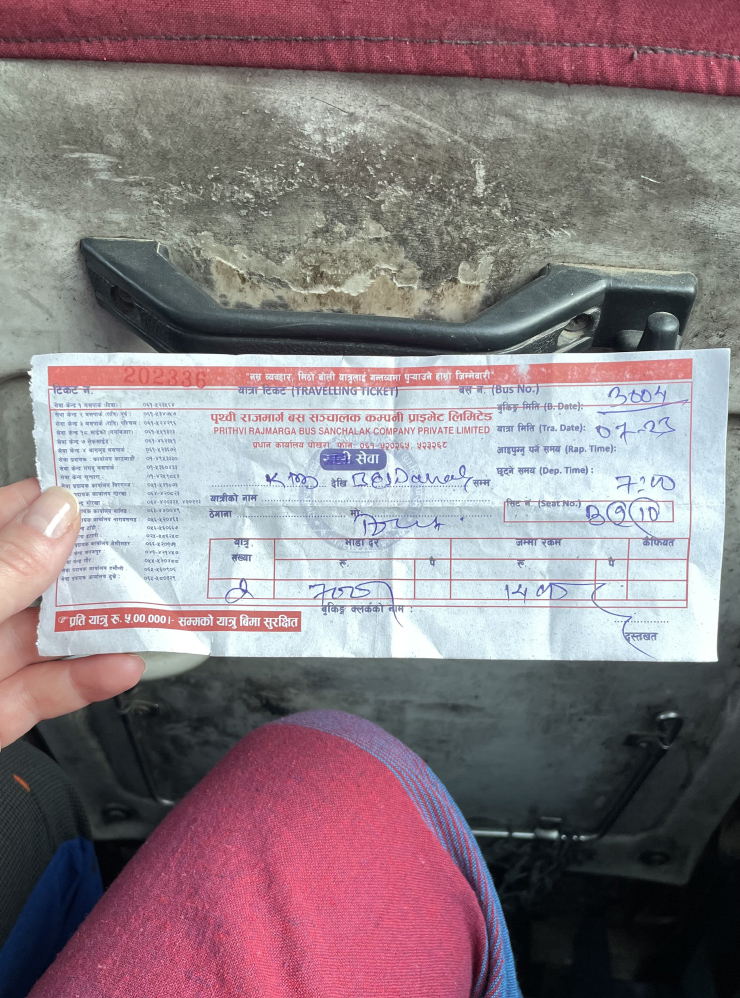 Билет на автобус из Катманду в Бесисахар