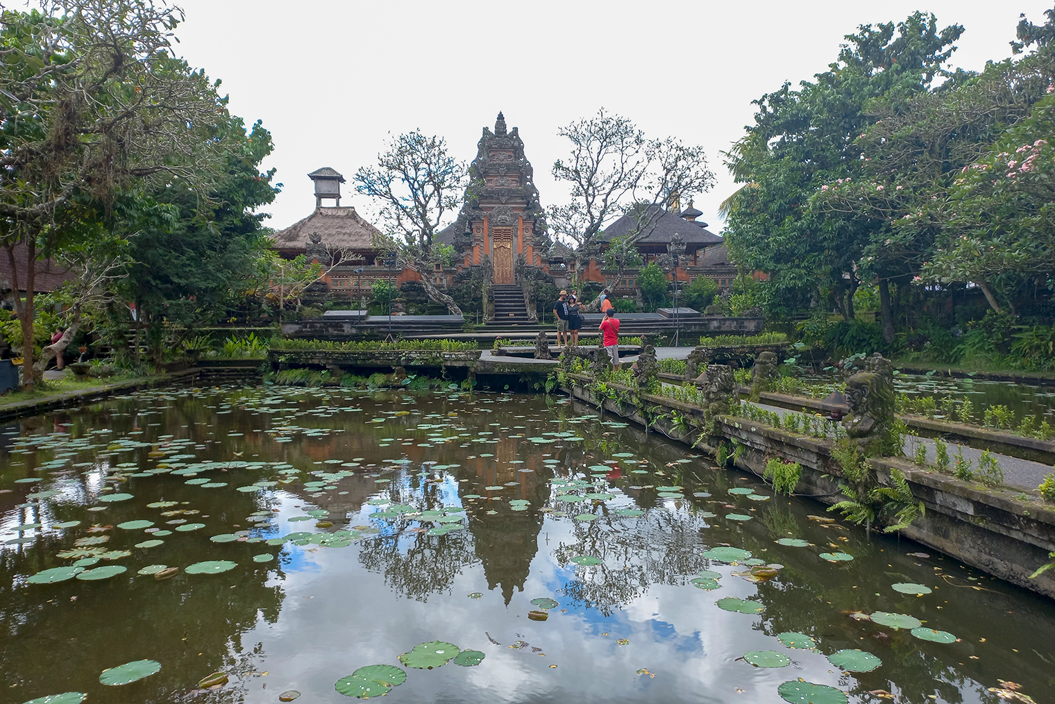 Путь к храму Сарасвати проходит через пруд с лотосами. © Дарина Устич