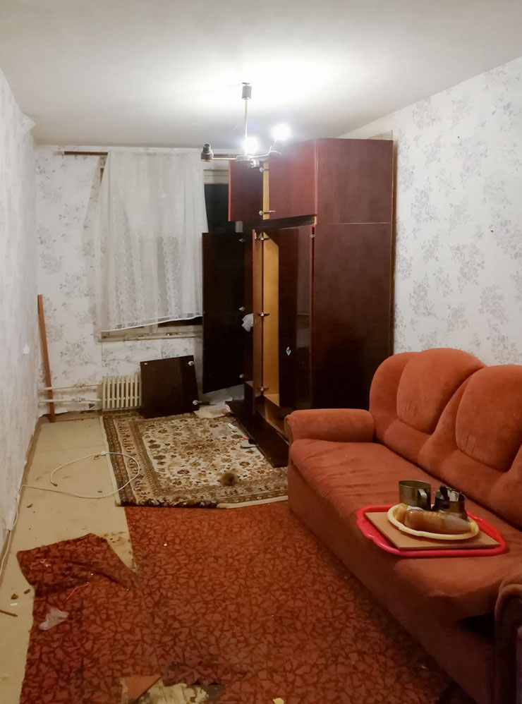 Комната, в которой пришлось жить три с половиной года до покупки своей квартиры
