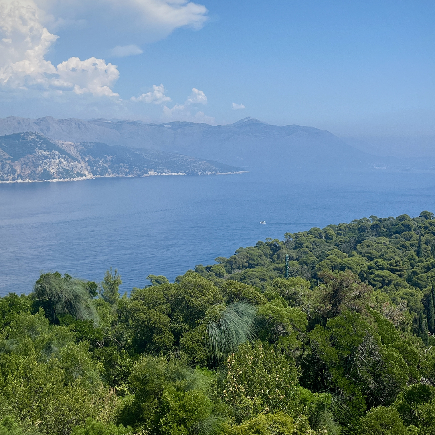 Остров Локрум, знаменитый отсутствием любого транспорта, и кадр, который дался мне тяжелее всего за ту поездку. Ради этого вида с самой высокой точки пришлось подниматься пешком в гору под палящим солнцем по очень неровным дорогам