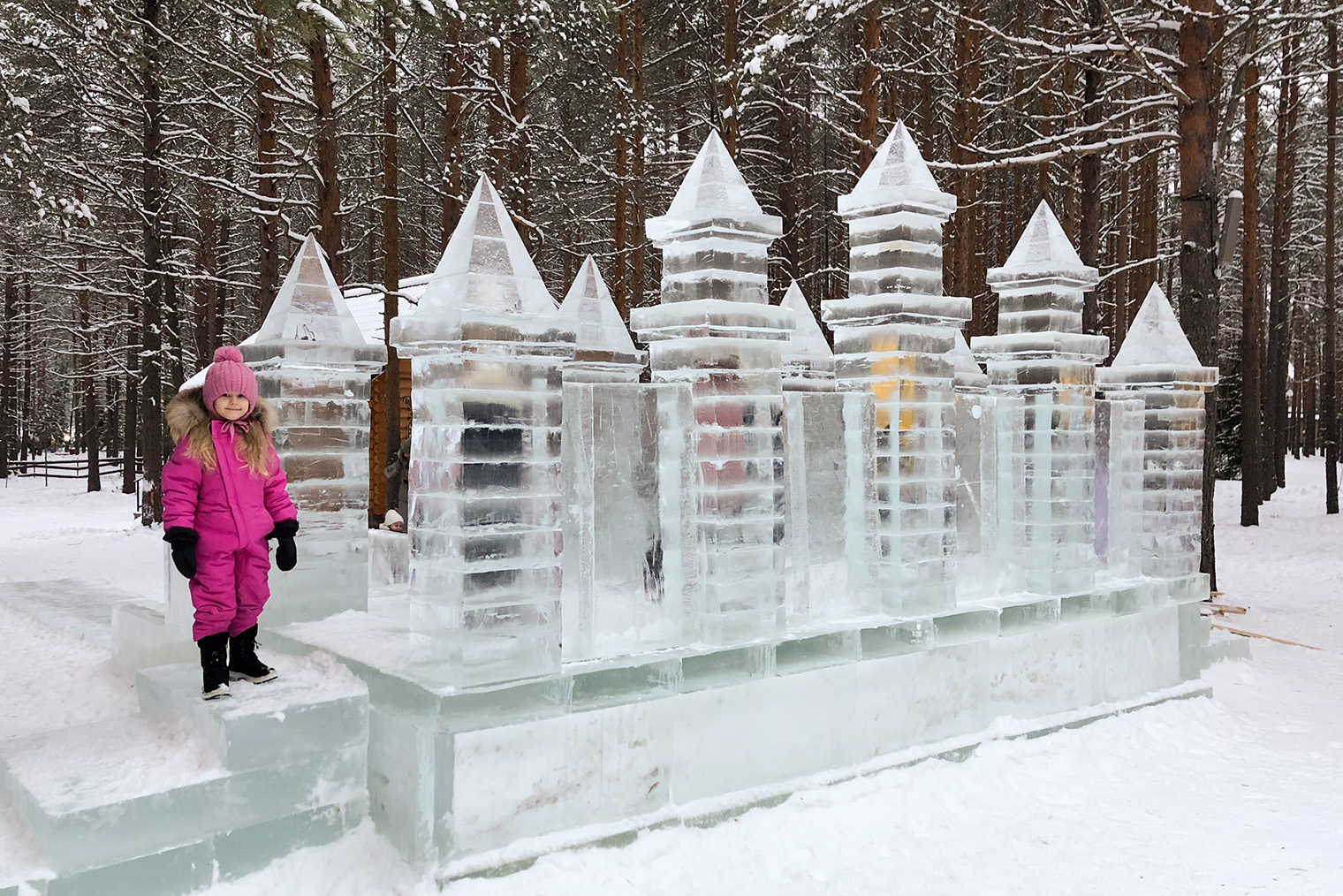 Ледяная горка, которая нам сильно понравилась