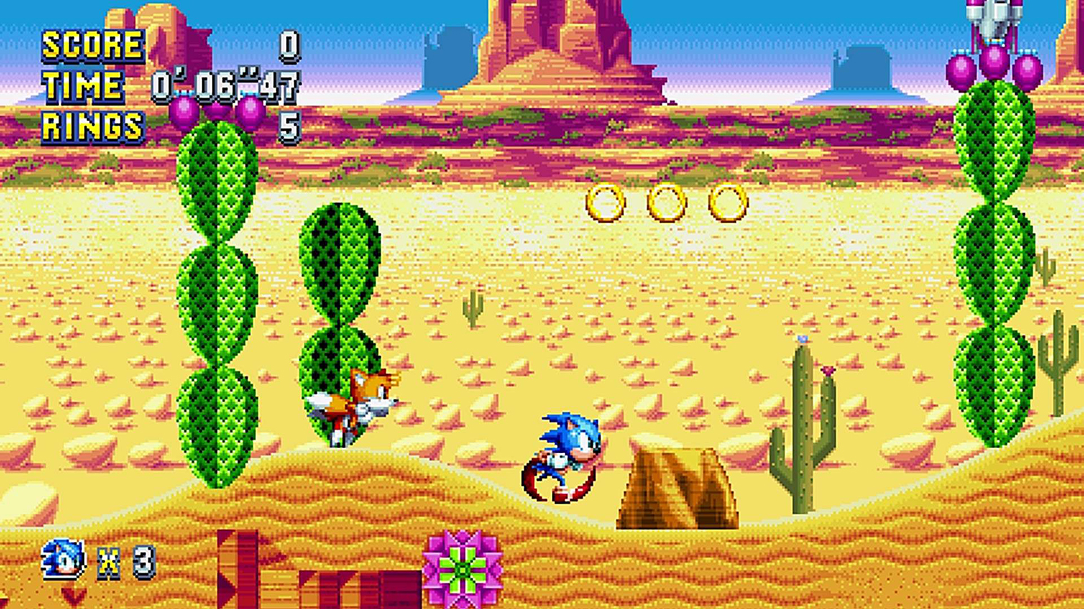 Зона Mirage Saloon основана на вырезанной зоне Dust Hill из Sonic the Hedgehog 2