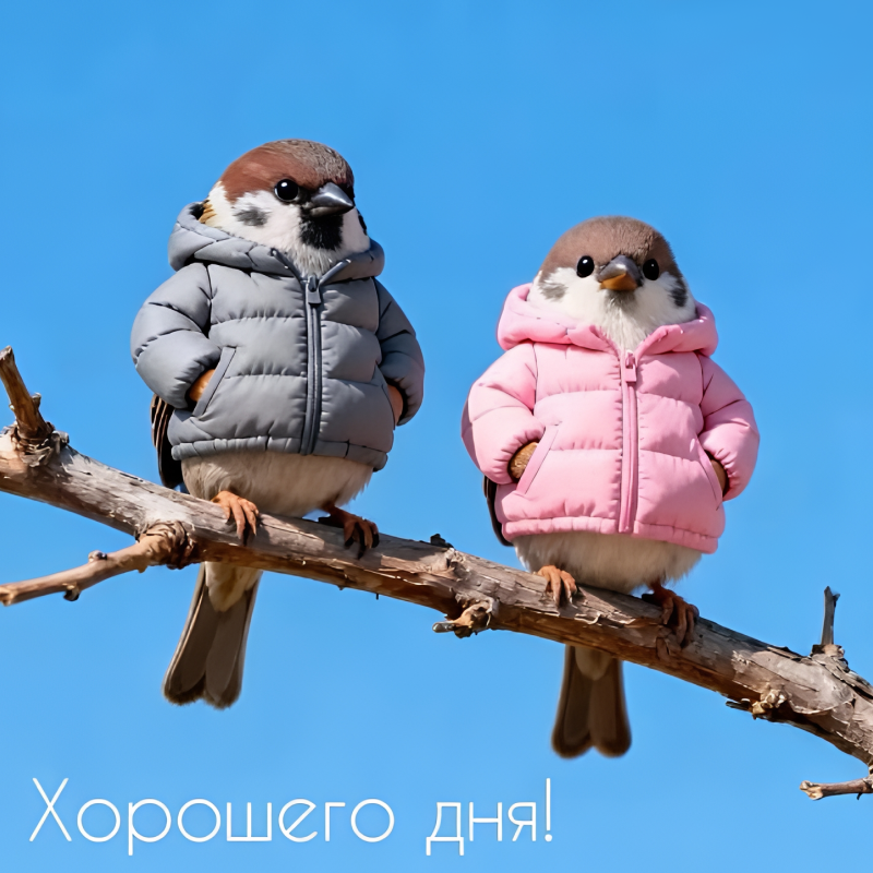 Воробьи