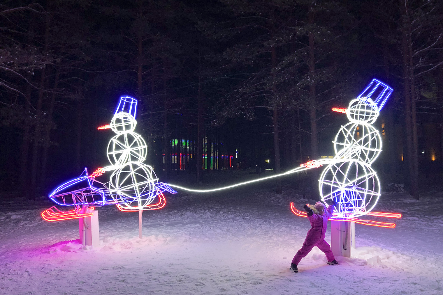 Спортивные снеговики