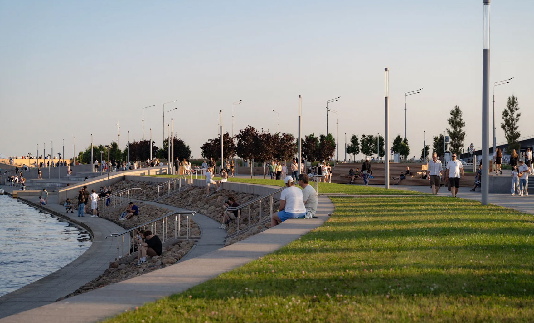 Набережная у «Лахта-центра»