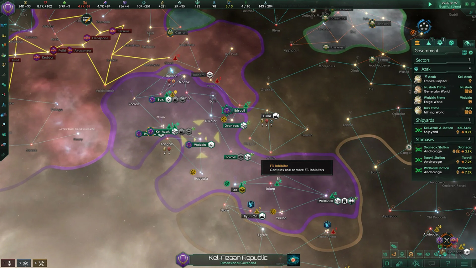 Stellaris уже десять лет получает обновления и дополнения. К игре за это время вышли 25 DLC, в том числе десять масштабных аддонов. © Paradox Interactive