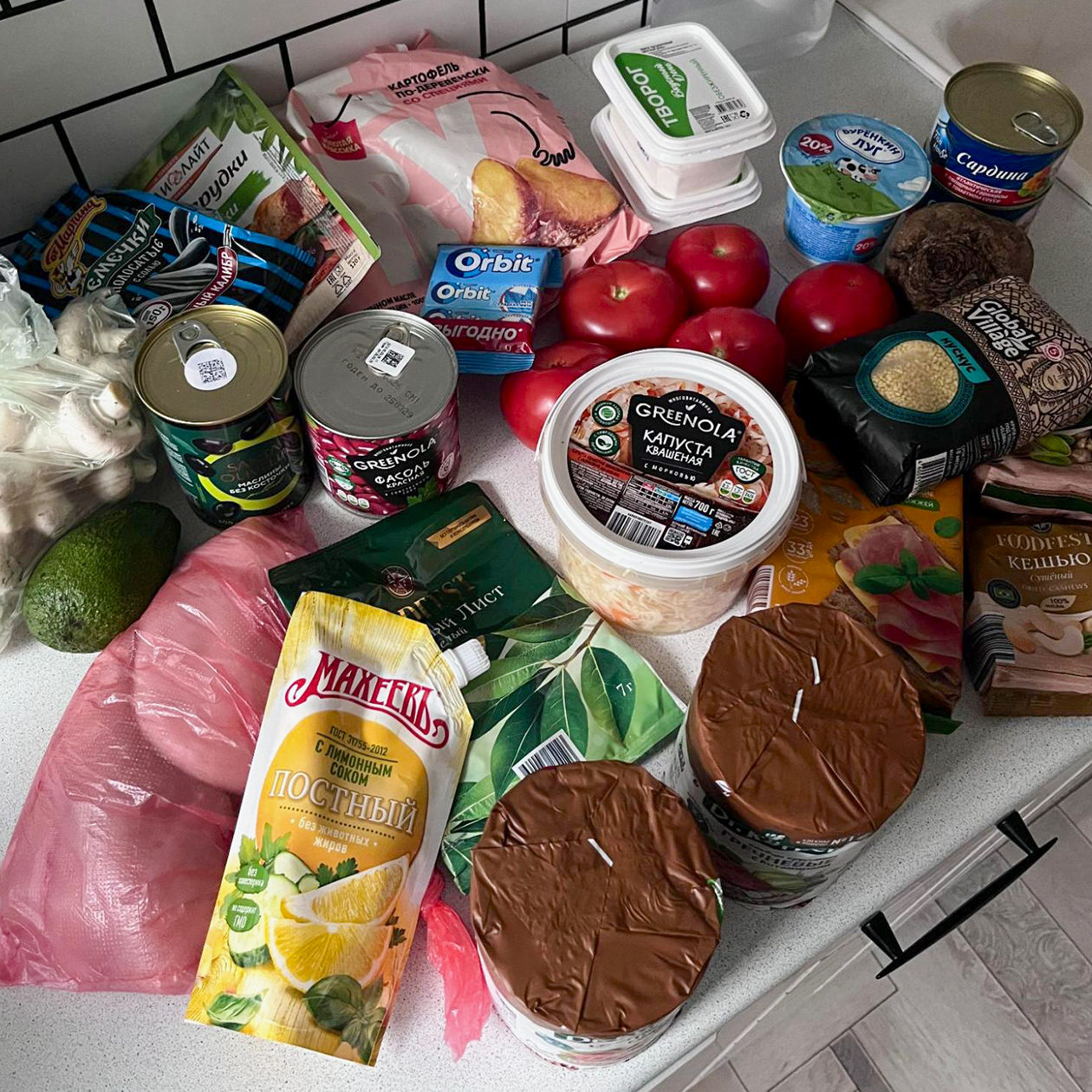 Купили продукты