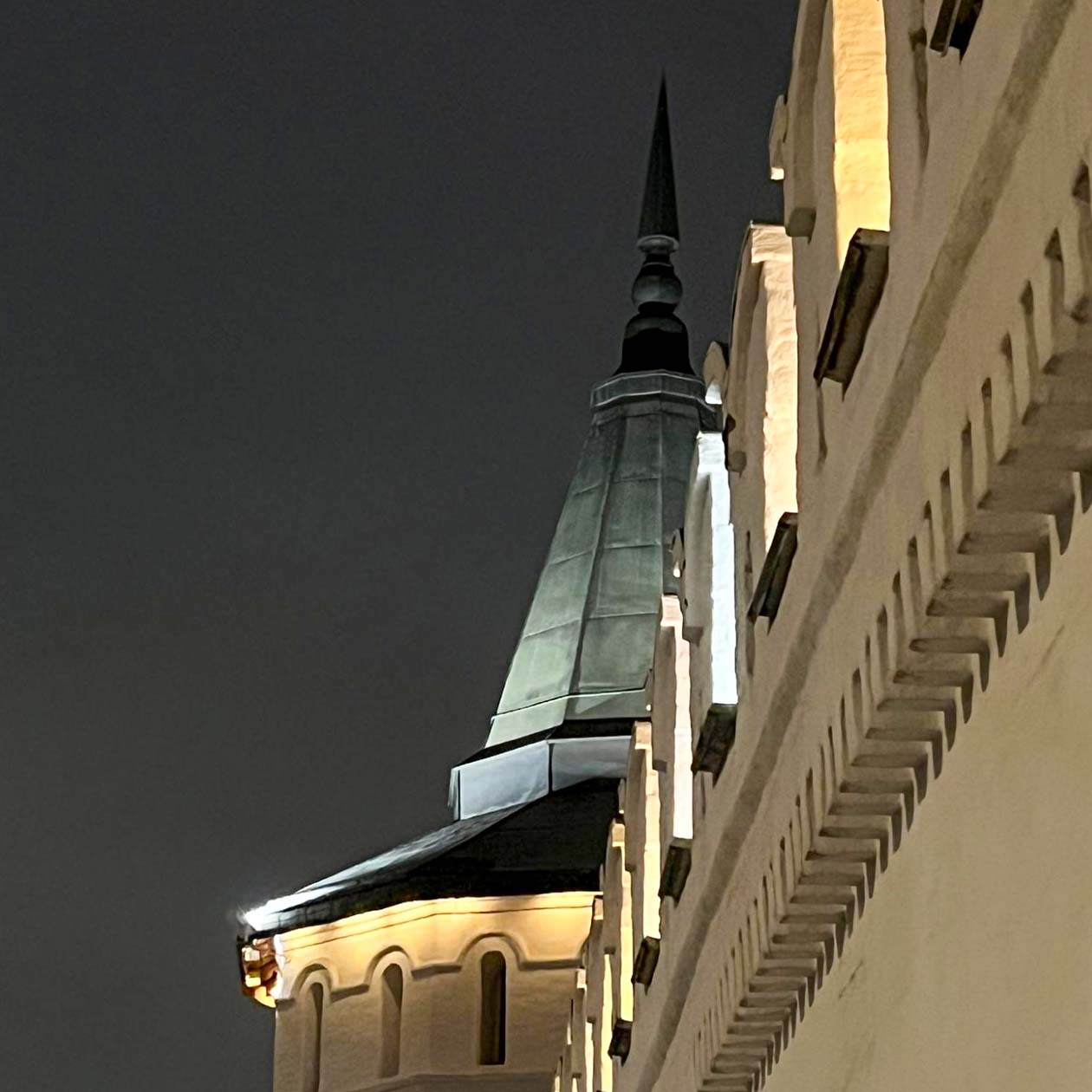 Прошли мимо Донского монастыря