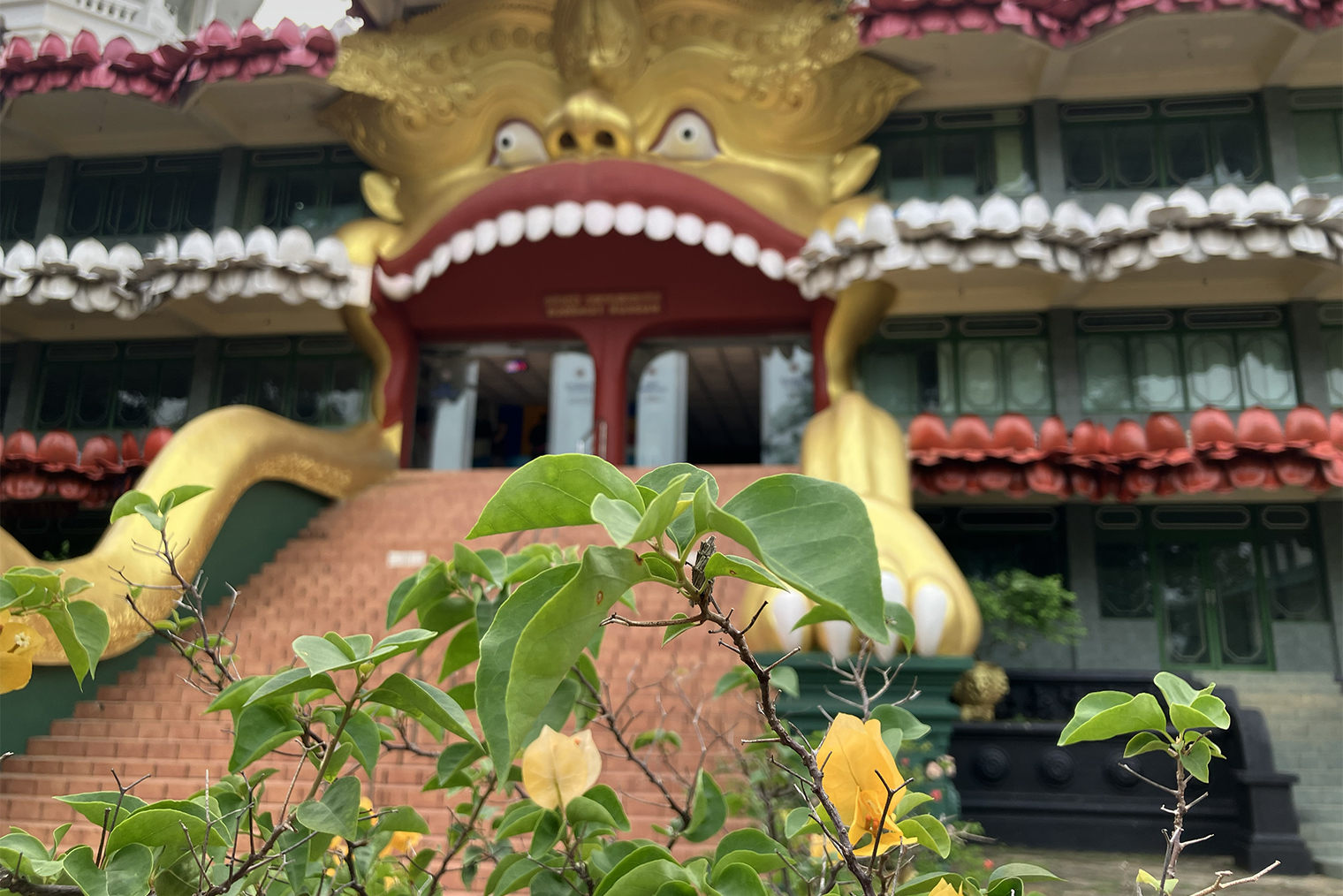 Храм Зуба Будды в Канди выглядит необычно. Считается, что там хранится настоящий зуб Будды, но внутрь мы не заходили и своими глазами его не увидели. Это была последняя часть экскурсии