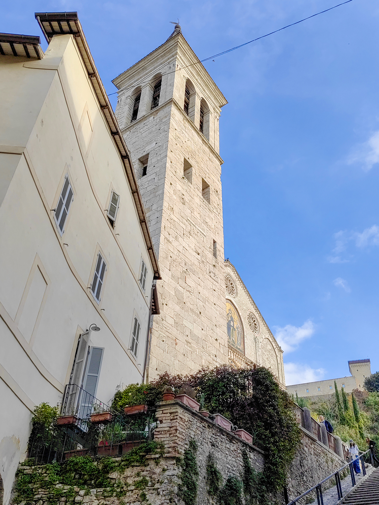 Башня собора в Сполето