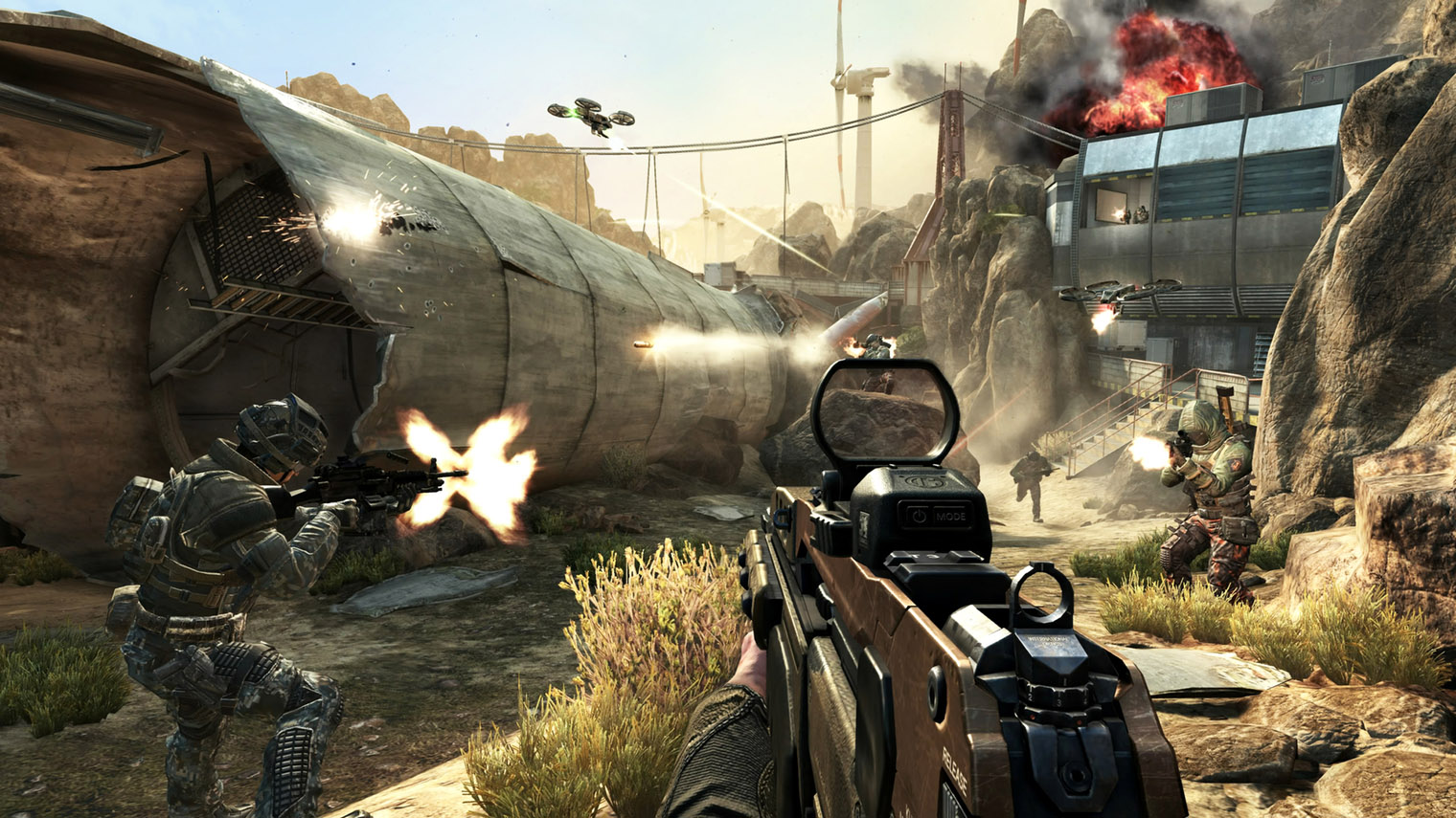 Call of Duty: Black Ops 2 — одна из самых продаваемых частей серии. Неудивительно, что именно ее продолжением решила заняться Activision. Кадр: Activision