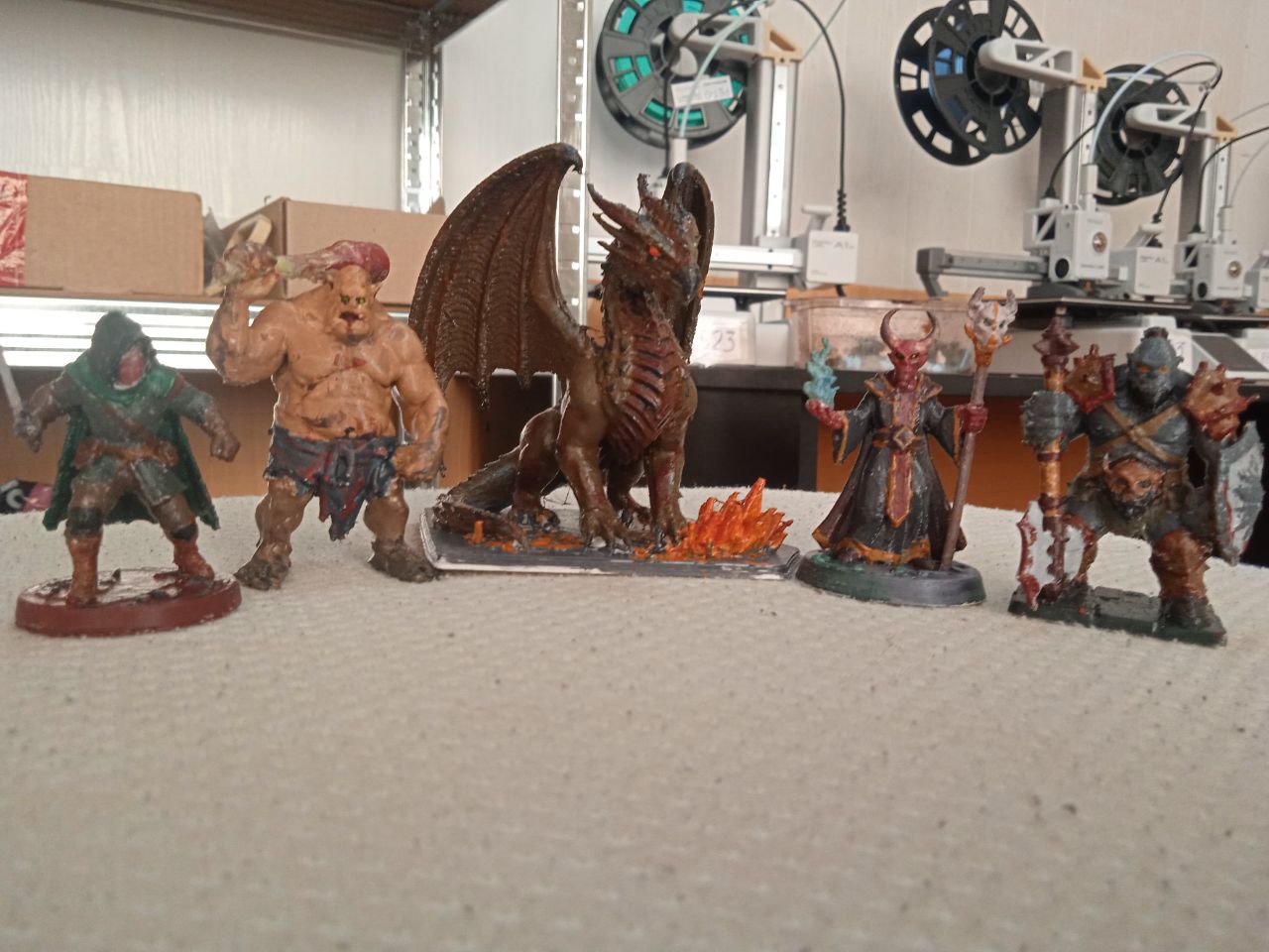 Раскрашенные модельки