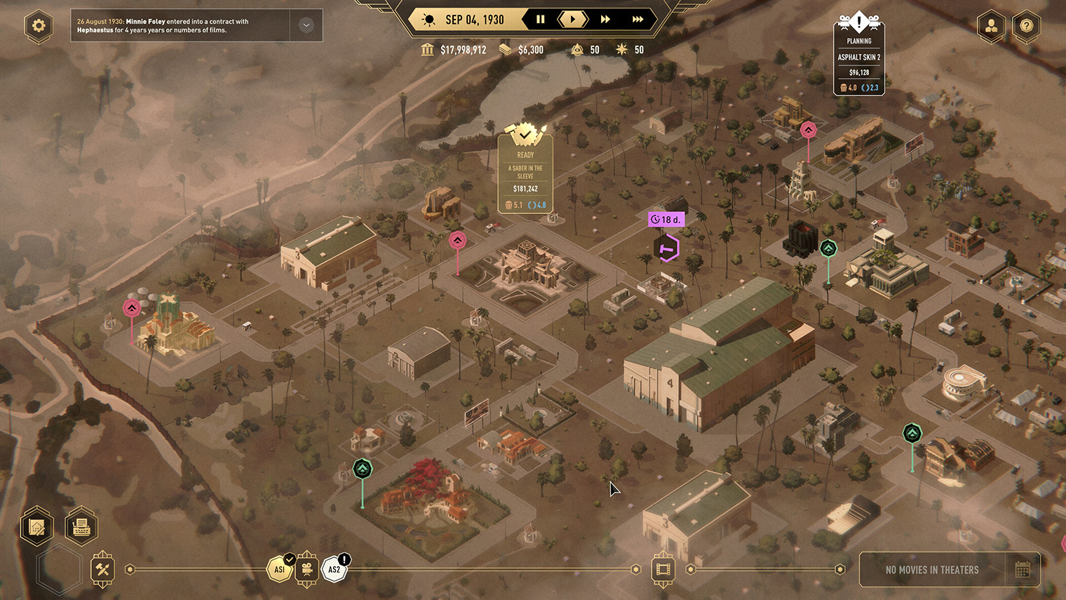 Hollywood Animal позволяет создать киностудию как душе захочется: можно благоустроить территорию, построить с десяток павильонов, поставить водонапорную башню и даже собственную электростанцию. Кадр: Weappy Studio