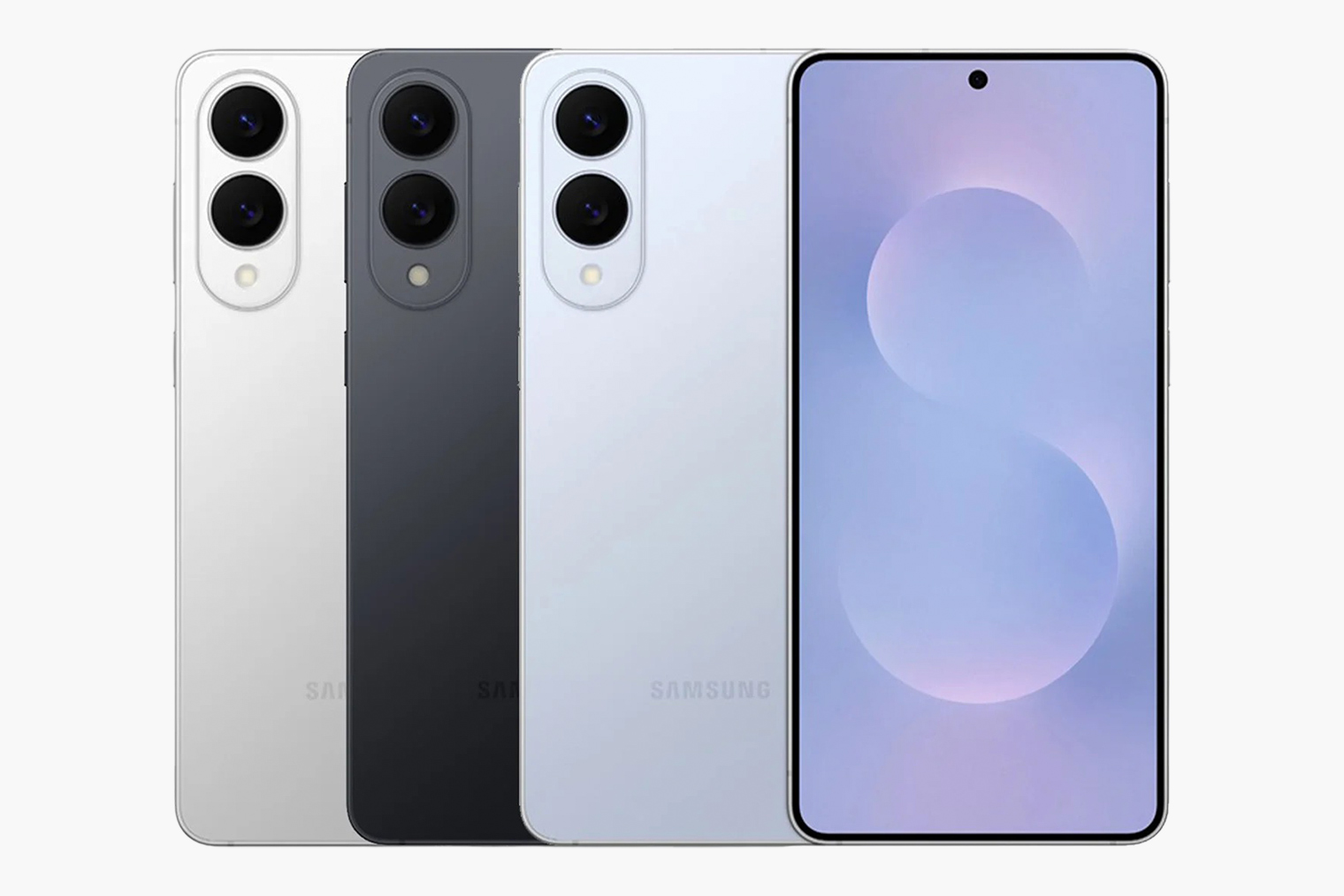 Galaxy S25 Edge будет доступен трех цветов: черного, голубого и серебристого