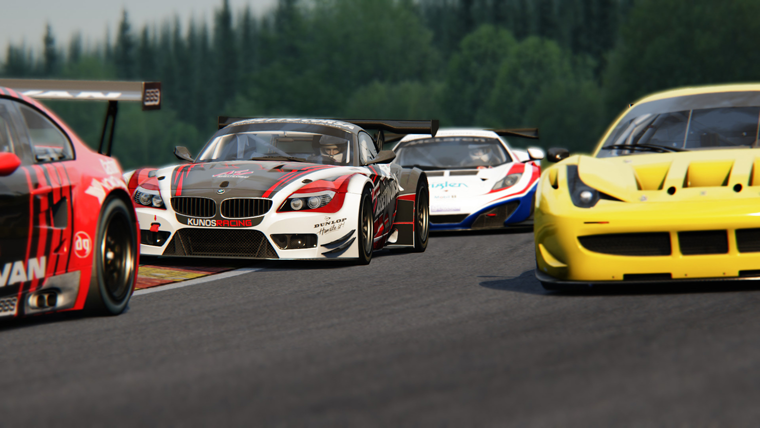 Assetto Corsa — про плотную борьбу на каждом повороте. Нужно только найти сервер с хорошими соперниками. Кадр: 505 Games