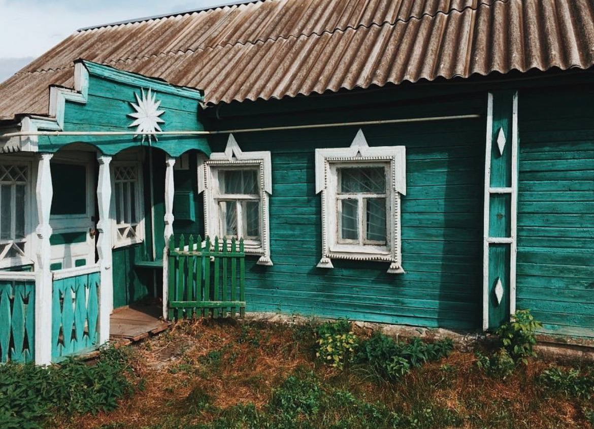 Дом, в котором жила Ксения в Глазке