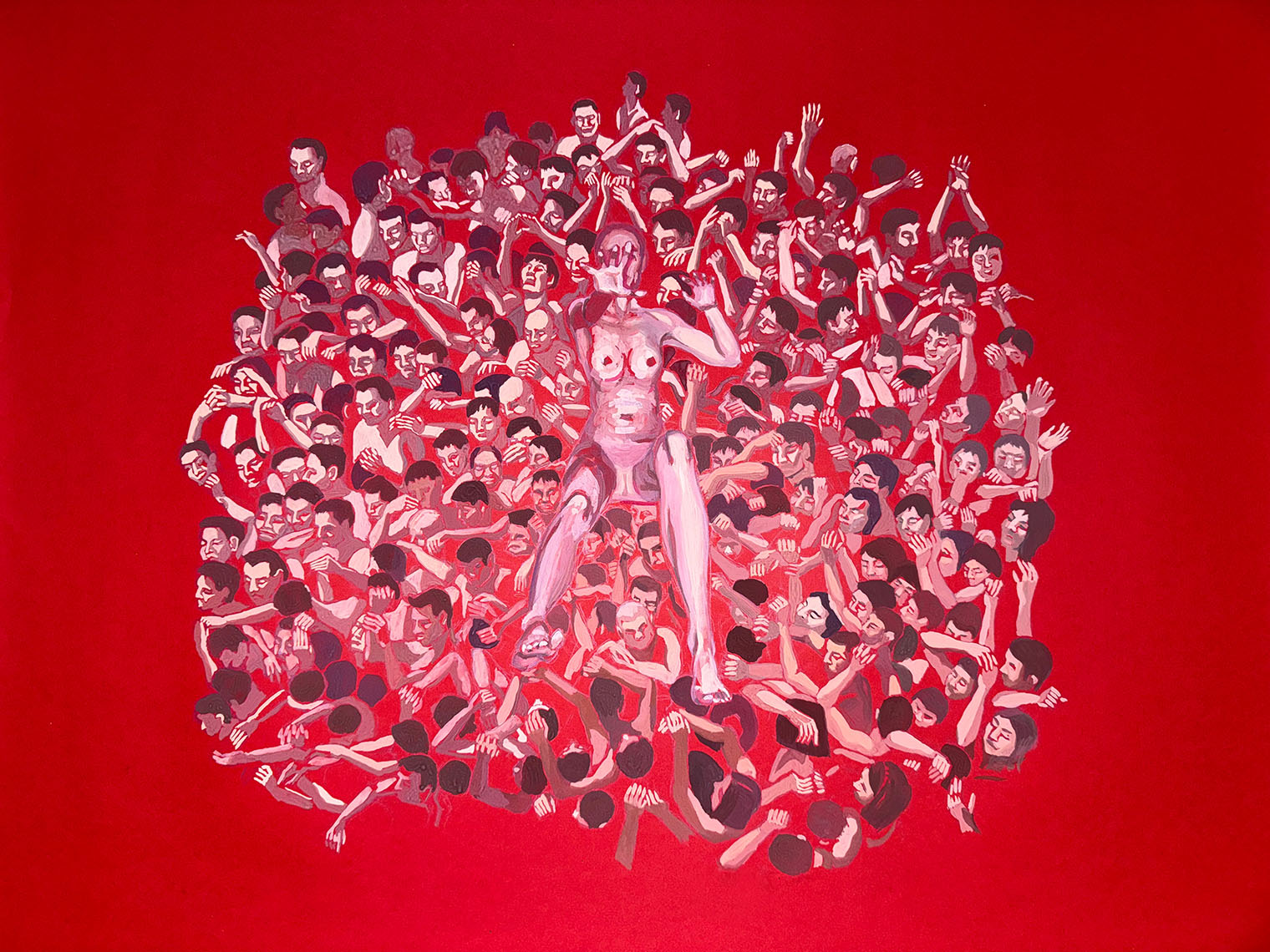 Тема поиска себя среди «иных» сохраняется и в других работах. © Мария Семенова