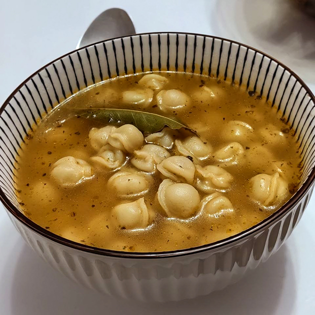 Ужинаем пельменями