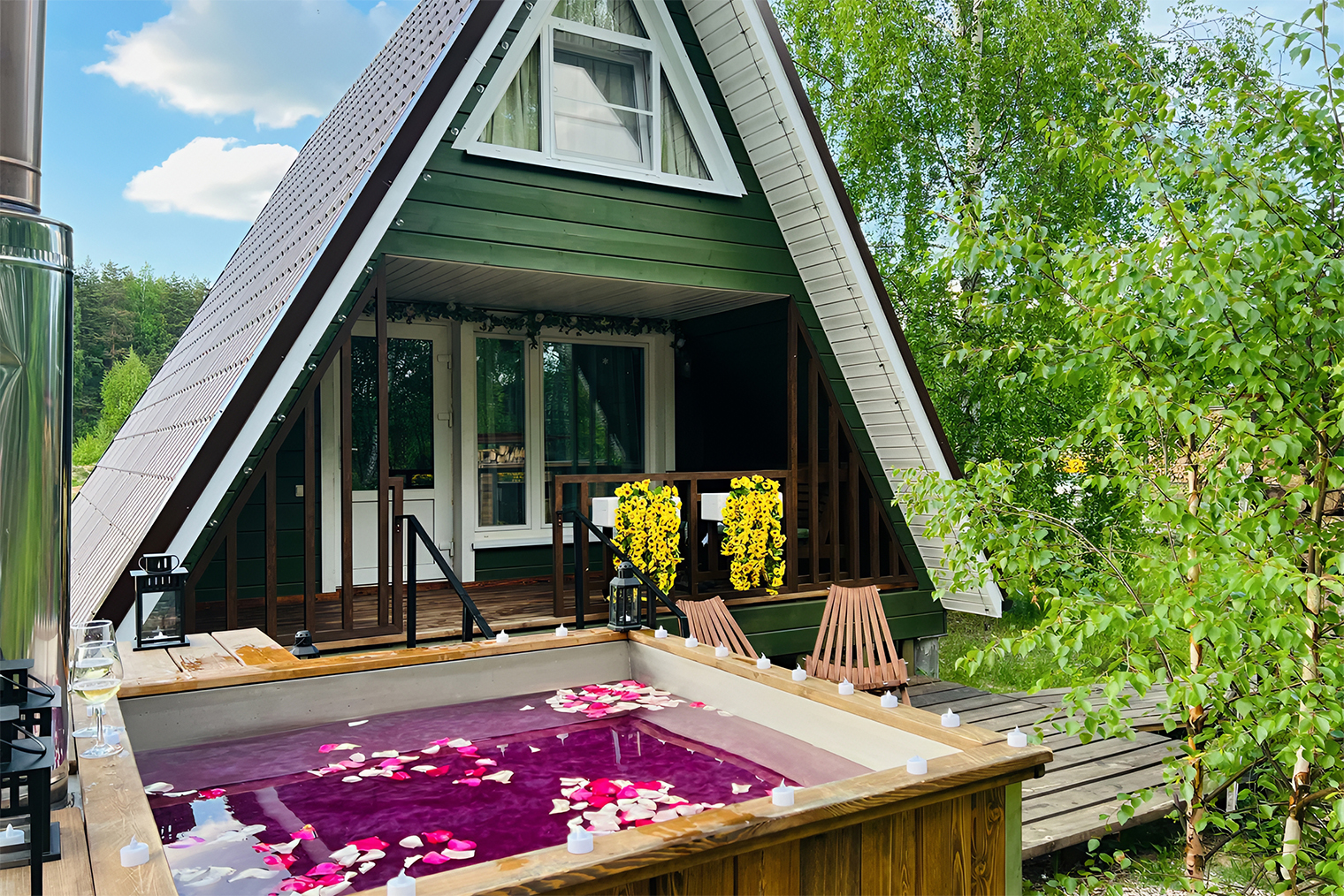 Дома в виде буквы А называются «А-фреймами». © travel.yandex.ru