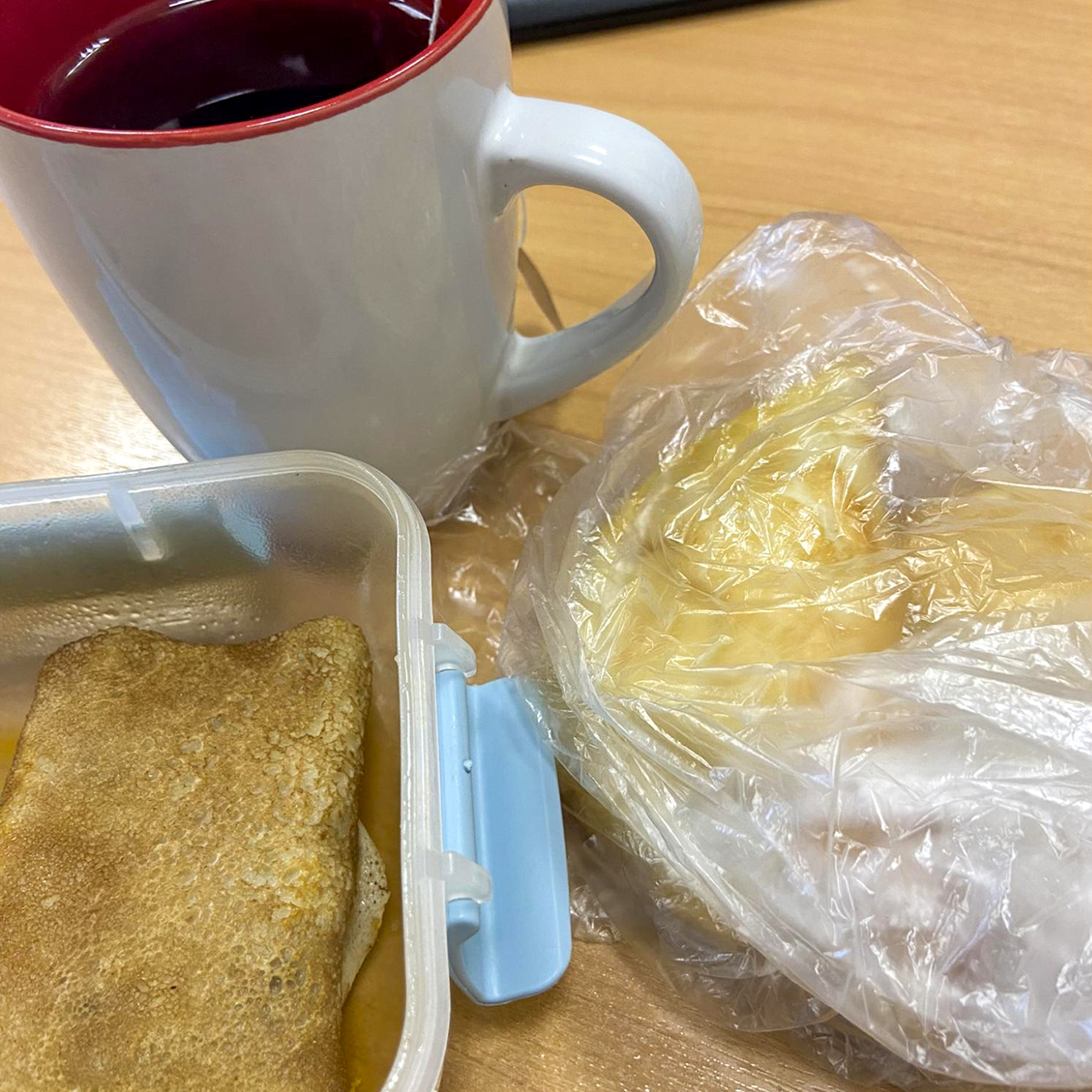 Завтрак на работе