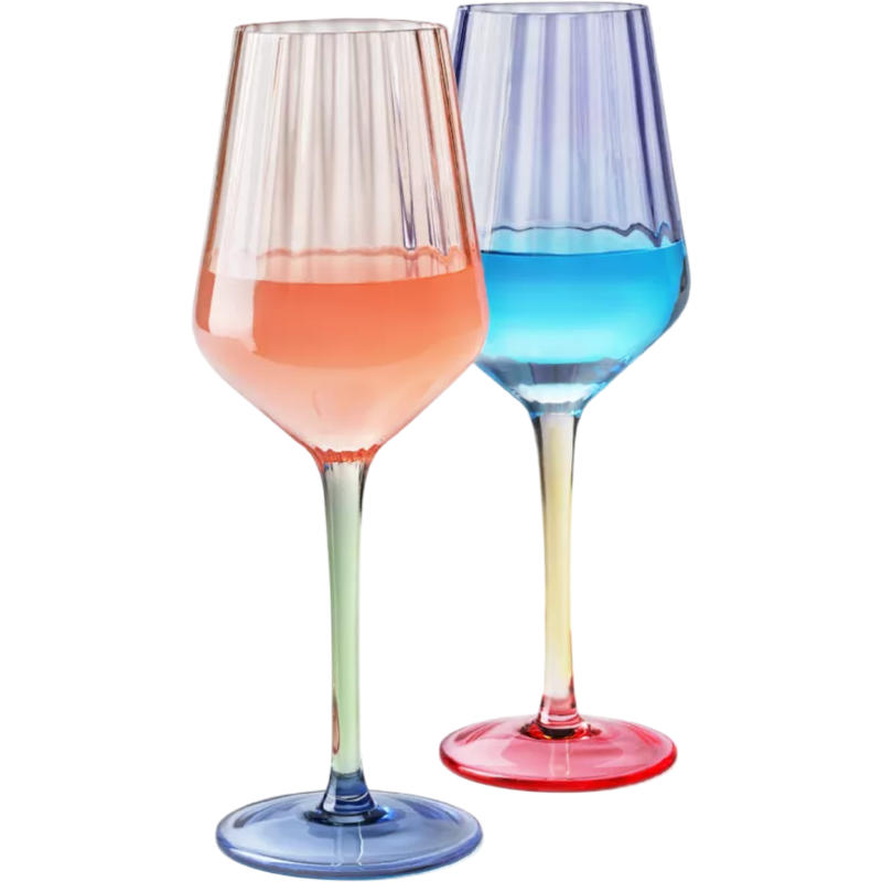 Разноцветные бокалы