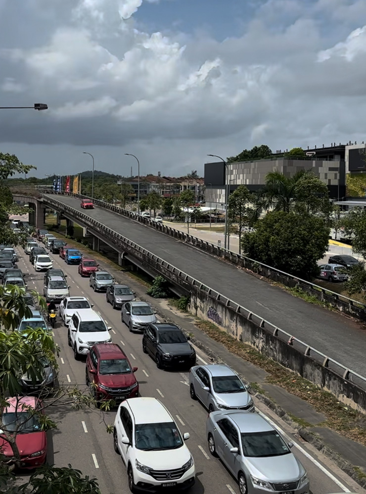 Пробки в Джохор⁠-⁠Бару тоже есть, но городу далеко до трафика в Куала-Лумпуре