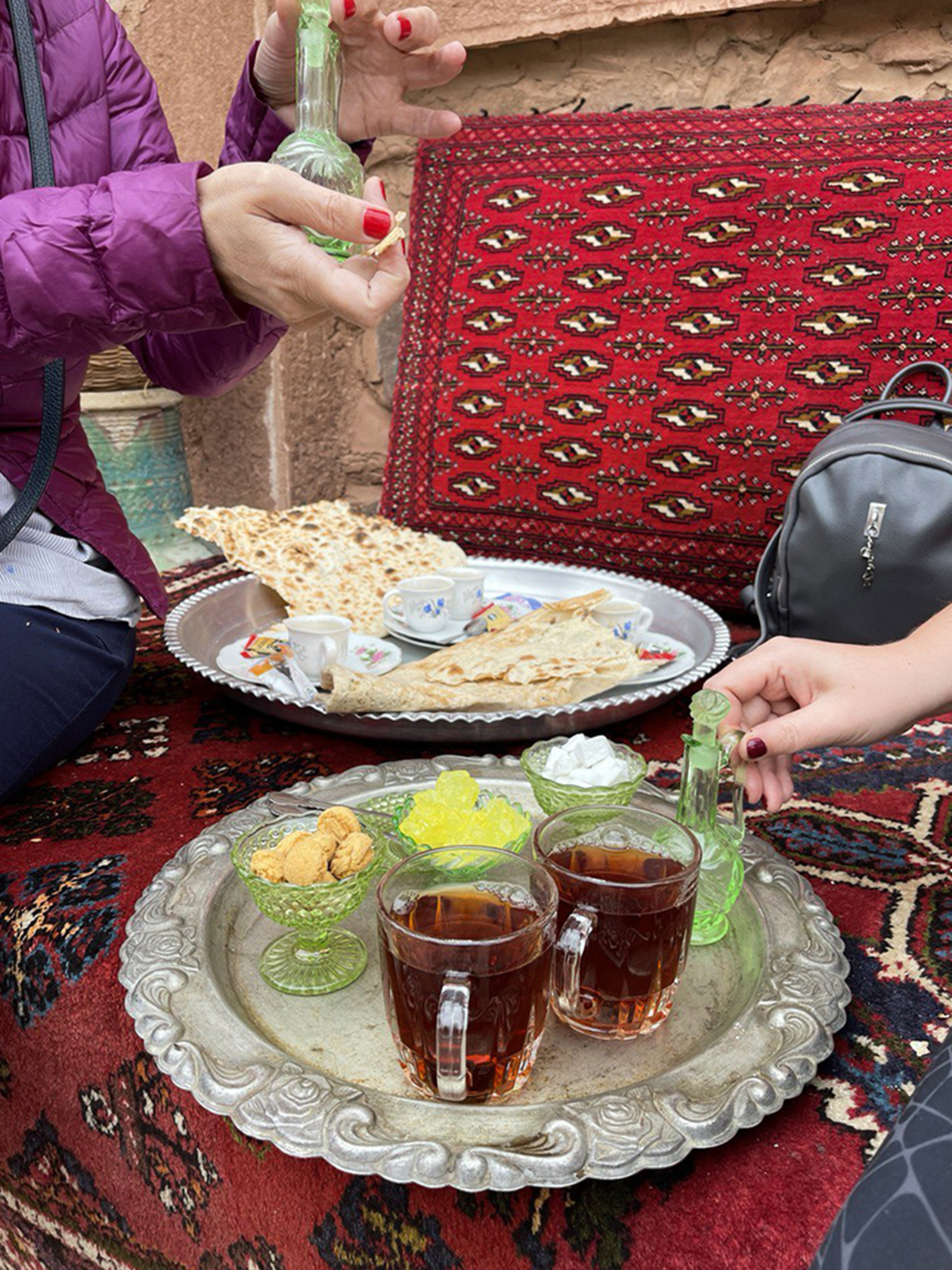 Чаепитие в деревне Абьяни
