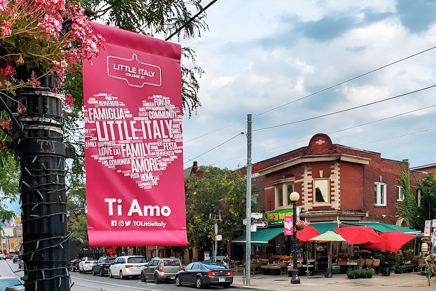 Район Little Italy известен итальянскими ресторанами и пиццериями