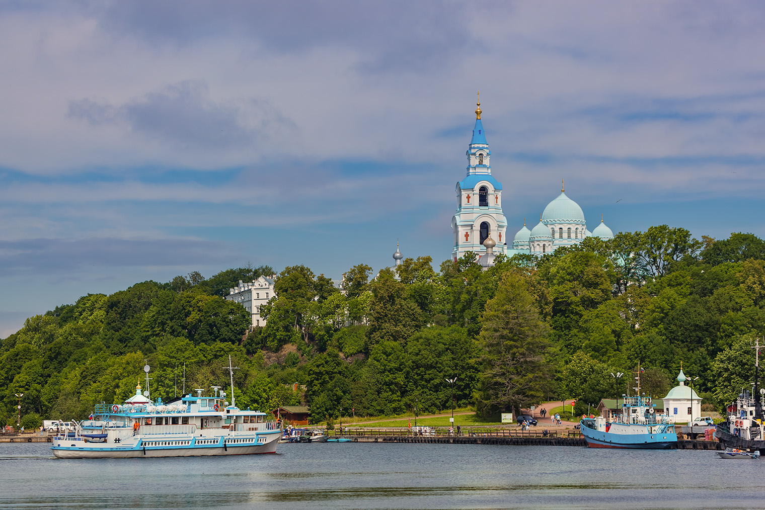 Вид на Валаам с воды. Фотография: Tatiana Popova / Shutterstock / FOTODOM