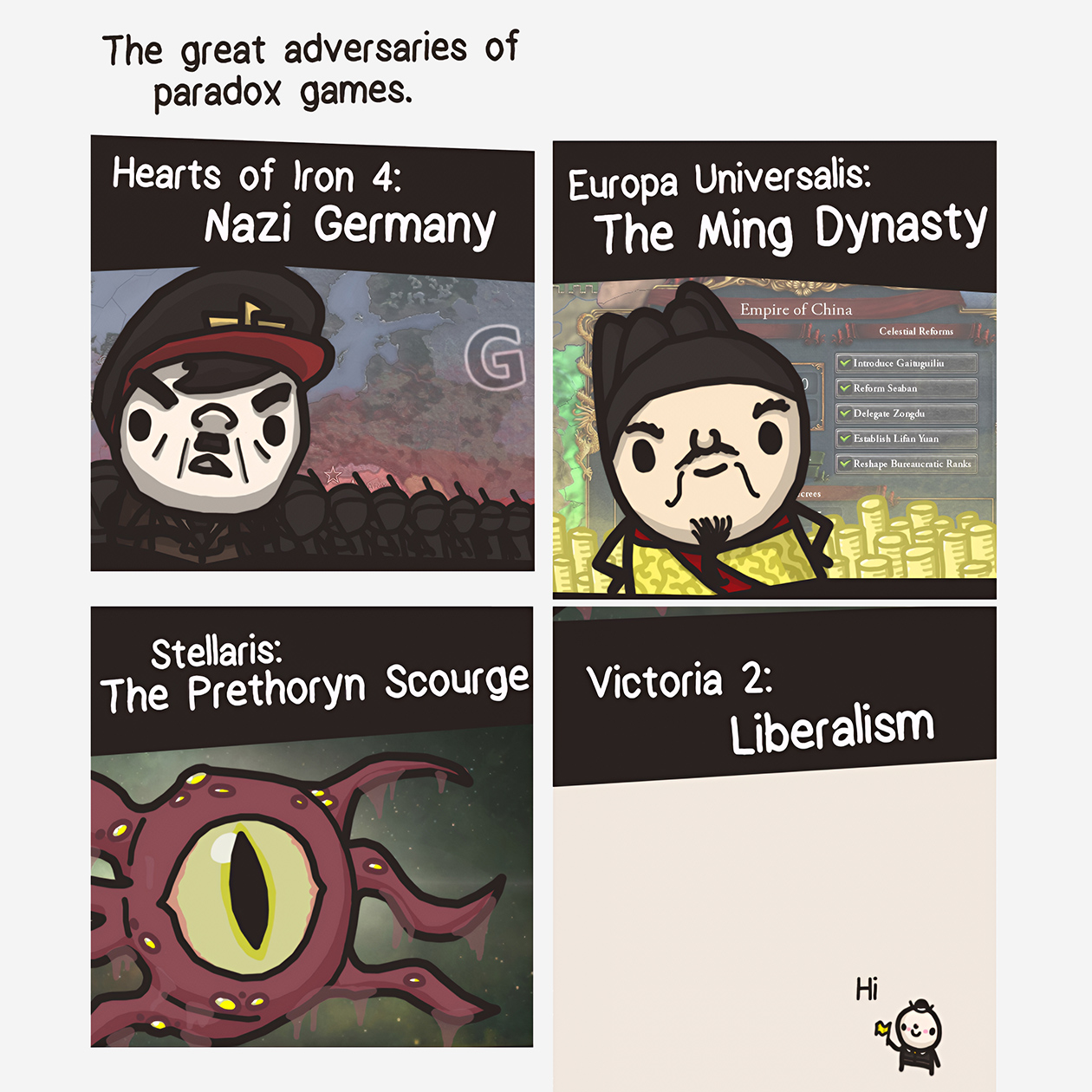 Либералы в Victoria 2 — очень серьезная угроза. © chapelcomic