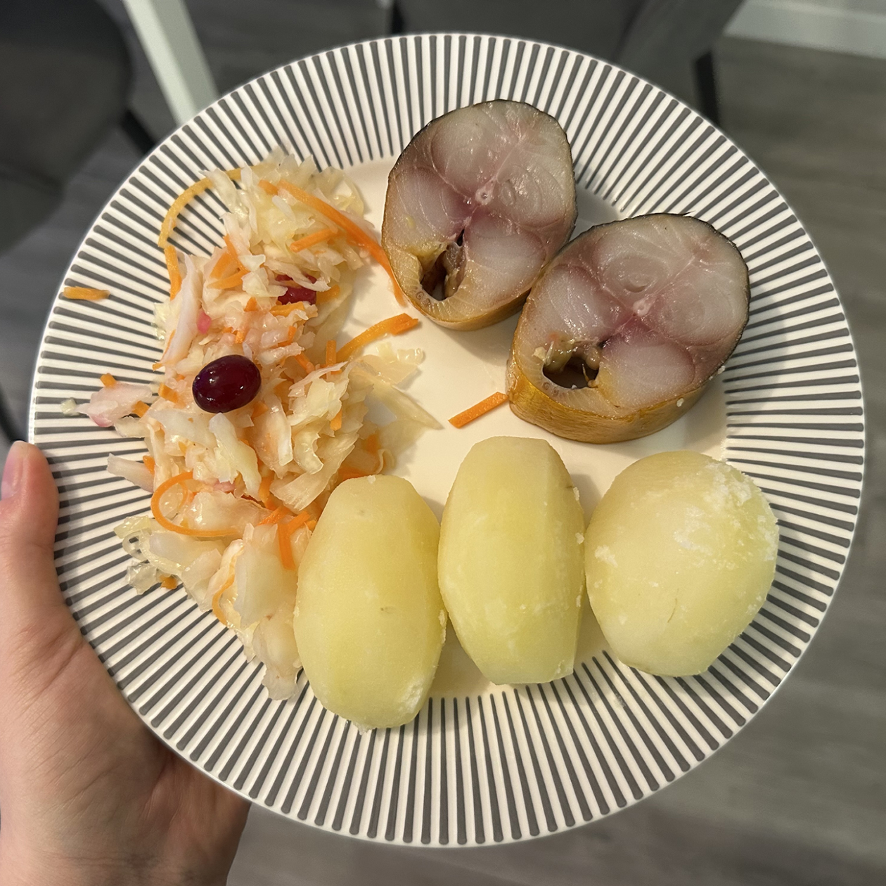 Ужин богов: скумбрия с картошкой!